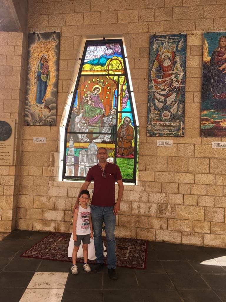 Samer with son