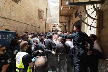 preventing entry by Israel