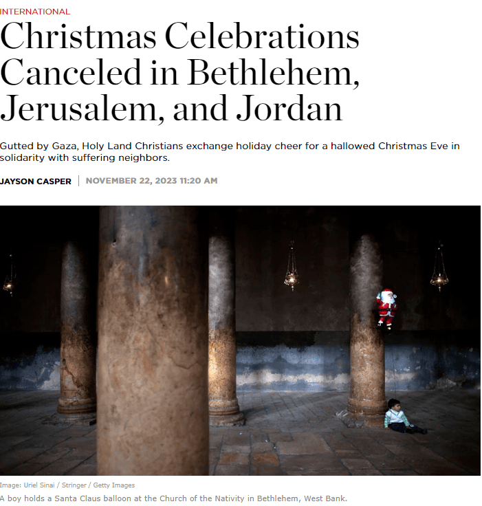 المقال في اهم مجلة مسيحية امريكية Christianity Today