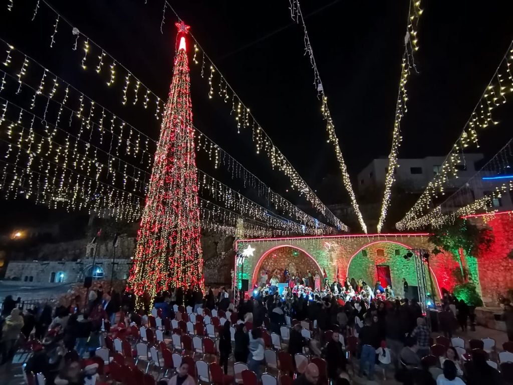Archival photo of the 2022 Christmas tree