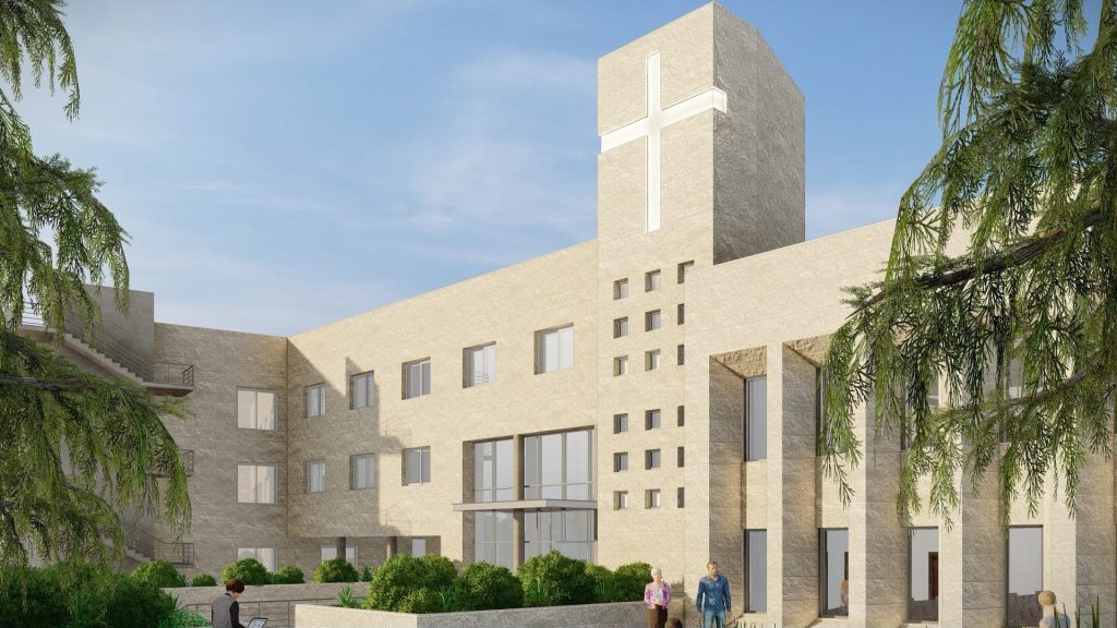 Design of the conference center in Dibeen