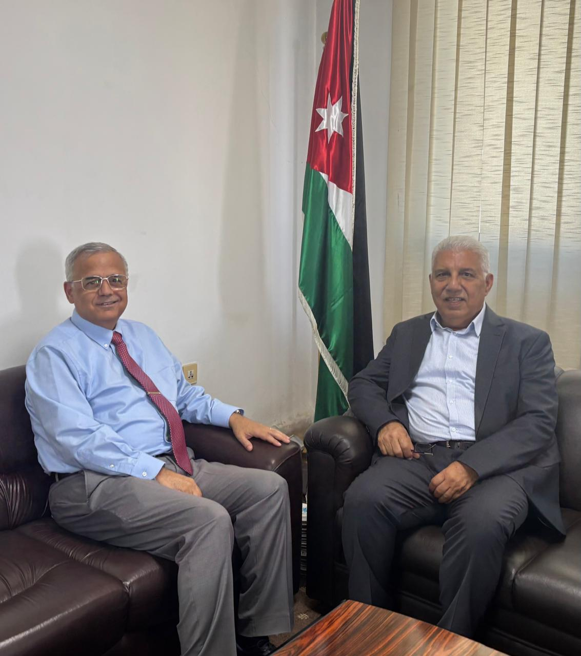 Left Rev Nabih Abbasi, and Chair of Petra News Board Nabil Ghishan