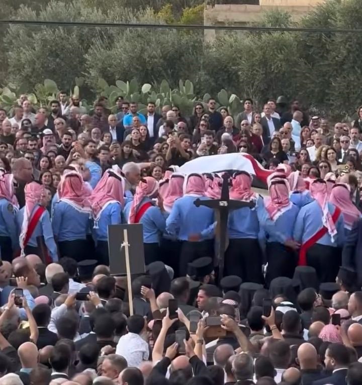 Military-style funeral for the Jordanian Christian martyrs